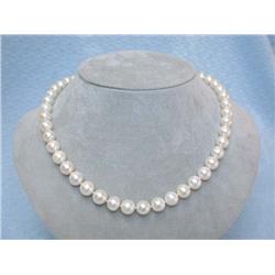 Pearl Necklace with White Gold 14k Clasp