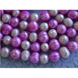 Dyed Fresh Water Pearl Necklace