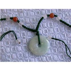 Jade Disk Necklace
