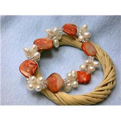 Fresh Water and Mother of Pearl Bracelet
