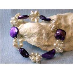 Fresh Water and Mother of Pearl Bracelet