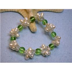 Fresh Water Pearl and Colored Gemstone Bracelet