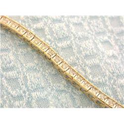 14k Gold Bracelet with Diamonds