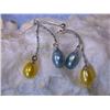 Image 2 : Dangling Pearl and Silver Earrings