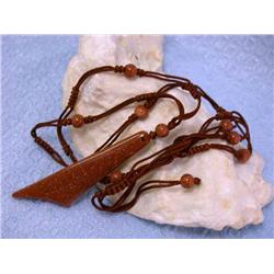 String Necklace with Colored Stones