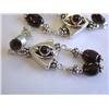 Image 2 : Dangling Silver and Ruby Earrings