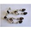 Image 3 : Dangling Silver and Ruby Earrings
