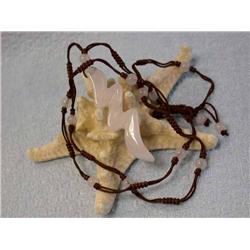 String Necklace with Colored Stones