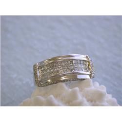 14k Gold Ring with Diamonds