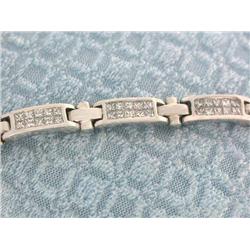 14k Gold Diamond Bracelet