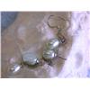 Image 2 : Dangling Pearl and Silver Earrings