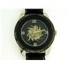 Image 1 : Akribos XXIV Men's AK448SS 'Shutter' Automatic Skeleton Round Stainless Watch