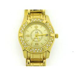 Jules Jurgensen Women's Crystal Bezel Watch