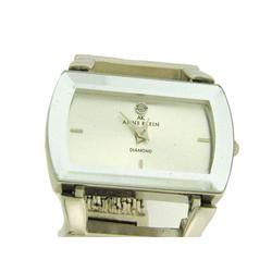 AK Anne Klein Women's 10-7209SVSV Diamond Accented Silver-Tone Bracelet Watch