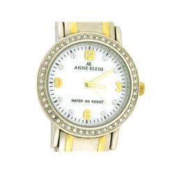 AK Anne Klein Women's  Swarovski Crystal Accented Two-Tone Watch