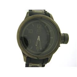 Invicta Men's 0394 Russian Diver Collection Combat Edition Black Polyurethane Watch