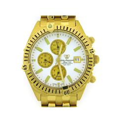 Jules Jurgensen Men's 7668Y Two-Tone Chronograph Watch