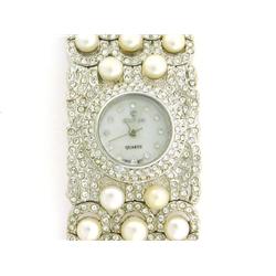 Croton Watch with crystal and pearl bracelet CN207280