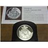 Image 2 : 2 OZ STERLING SILVER REMBRANDT PROOF MEDAL