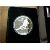 Image 1 : 1985 CANADA DOWNHILL SKIER $20 OLYMPIC PF SILVER