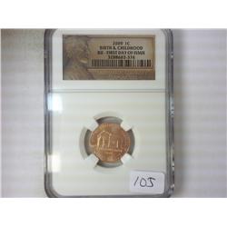 2009 LINCOLN BIRTH & CHILDHOOD NGC BU