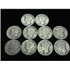 Image 1 : 10-1920'S MERCURY DIMES