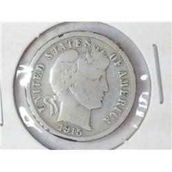 1915-S BARBER DIME