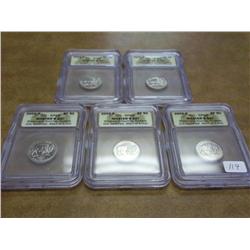 5-2005-P BISON NICKELS ICG SP69