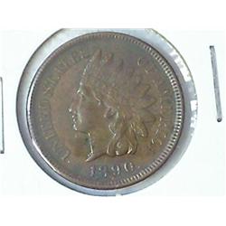 1890 INDIAN HEAD CENT AU