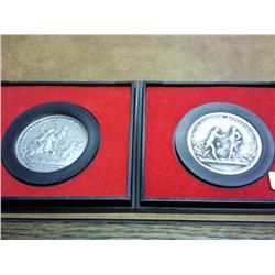 2 AMERICAS 1ST MEDALS IN PEWTER