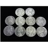 Image 1 : 10 35% SILVER JEFFERSON WAR NICKELS