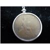 Image 2 : PENDANT WITH 1914 GREAT BRITAIN ONE PENNY