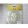 Image 1 : 1881-S MORGAN SILVER DOLLAR ANACS MS62