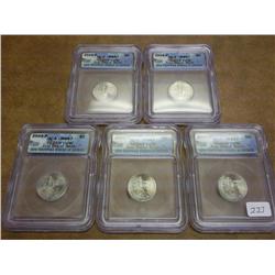 5-2005-P OCEAN VIEW NICKELS ICG MS67