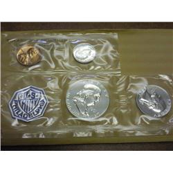 1961 US SILVER PROOF SET (WITH ENVELOPE) NO NICKEL