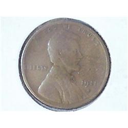 1911-S LINCOLN CENT (VERY GOOD)