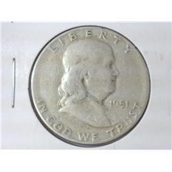 1951-S FRANKLIN HALF DOLLAR
