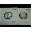 Image 1 : 1938 & 38-D MERCURY DIMES