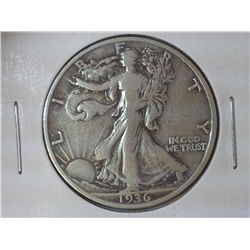 1936-S WALKING LIBERTY HALF DOLLAR