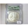 Image 1 : 1996 AMERICAN SILVER EAGLE ICG MS69 (BETTER DATE)