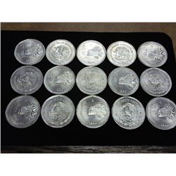 15-1980 MEXICO 5 PESOS (UNC)