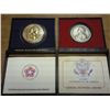 Image 2 : 2 US MINT AMERICAS 1ST MEDALS (PEWTER & BROZE)