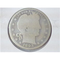 1893 BARBER QUARTER