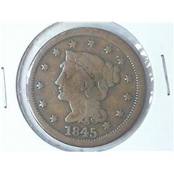 1845 US LARGE CENT