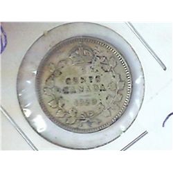 1920 CANADA 5 CENTS (SILVER)