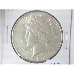 1923-S PEACE SILVER DOLLAR