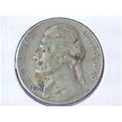 1950-D JEFFERSON NICKEL (KEY DATE)