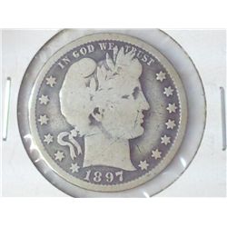 1897-O BARBER QUARTER