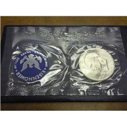 1972-S IKE SILVER DOLLAR (UNC) (BLUE PACK)