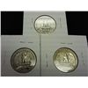Image 2 : 1940,41 & 42 WASHINGTON SILVER QUARTERS